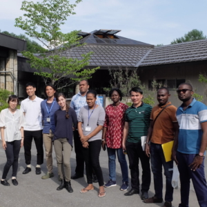 JICA主催の研修「気候変動への適応」コースの一環で研修生が訪問されました